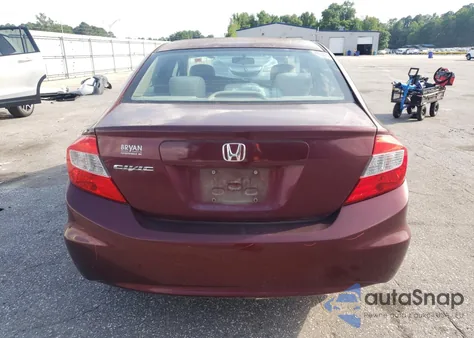 2012 Honda Civic Lx from USA, damaged, VIN 2HGFB2F56CH572470